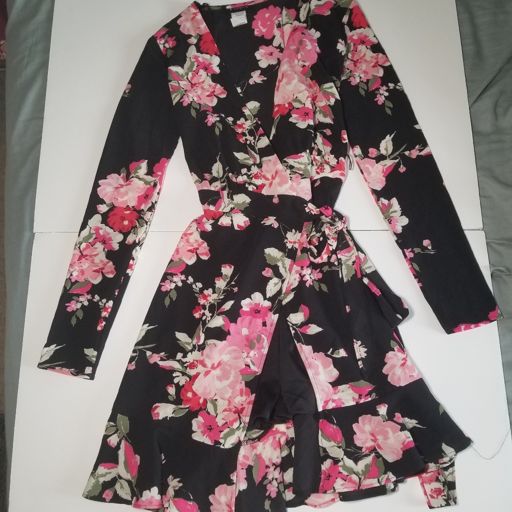 Floral Wrap Dress